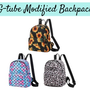 G/J-Tube Modified Feeding Tube Backpack, 12 inch, EnteraLite Infinity, Kangaroo Joey