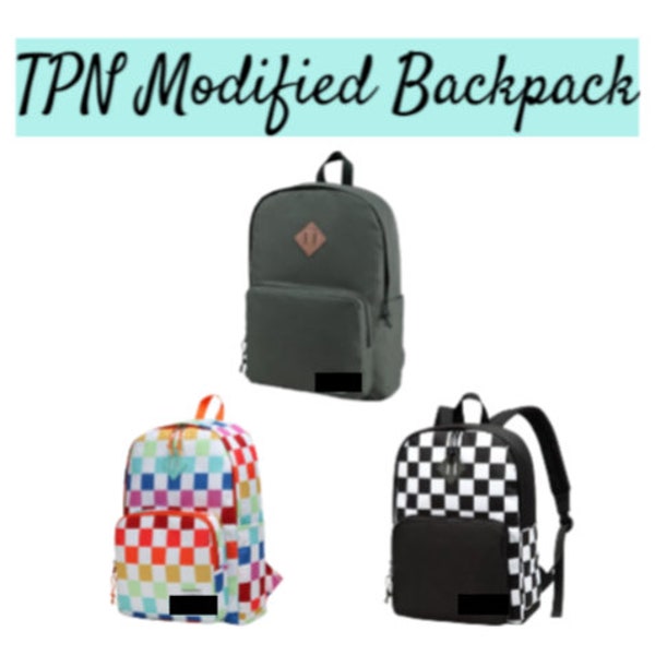 TPN Modified Backpack, 17 inch, Multiple Colors, Curlin 6000, Cadd 5700, Sapphire Infusion