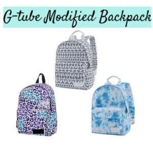 G/J-Tube Modified Feeding Tube Backpack, 12 inch, EnteraLite Infinity, Kangaroo Joey