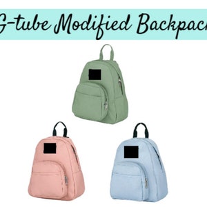 G/J-Tube Modified Feeding Tube Backpack, 11 inch, EnteraLite Infinity, Kangaroo Joey