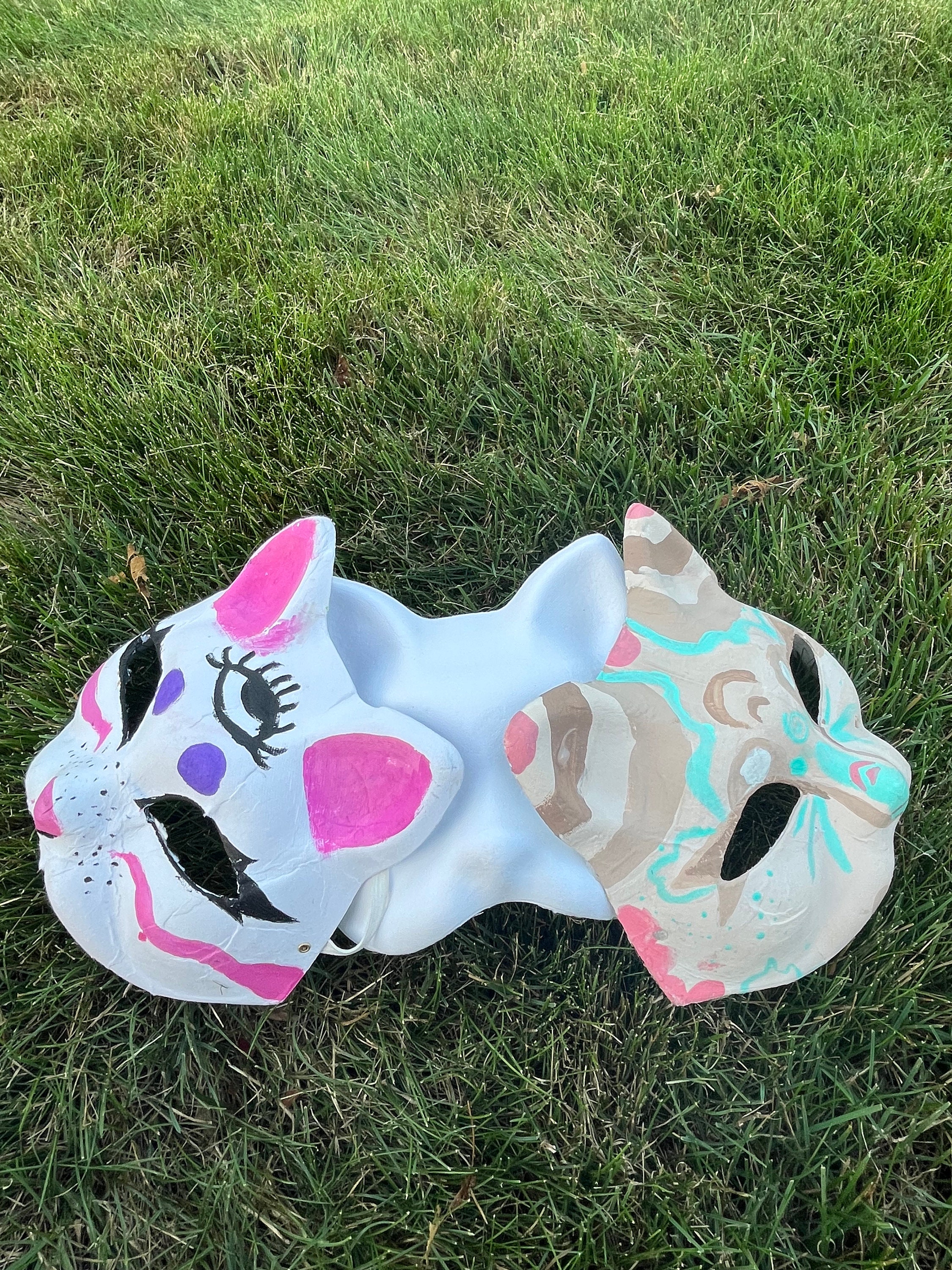 Cat mask commission <3 #therian #catmask in 2023