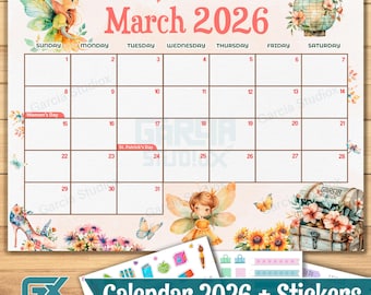 Calendrier De Bureau 2026 - Calendrier De Bureau Janv-Déc