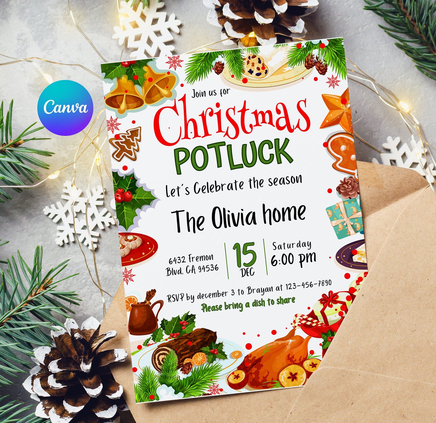 holiday-potluck-dinner-party-invitation-editable-invitation-christmas-potluck-party-christmas-potluck-invite-editable-template-potluck-etsy for Christmas Potluck Invitation Template Free Printable Holiday Potluck Dinner Party Invitation, Editable Invitation Christmas Potluck Party, Christmas Potluck Invite Editable Template, Potluck - Etsy for Christmas Potluck Invitation Template Free Printable