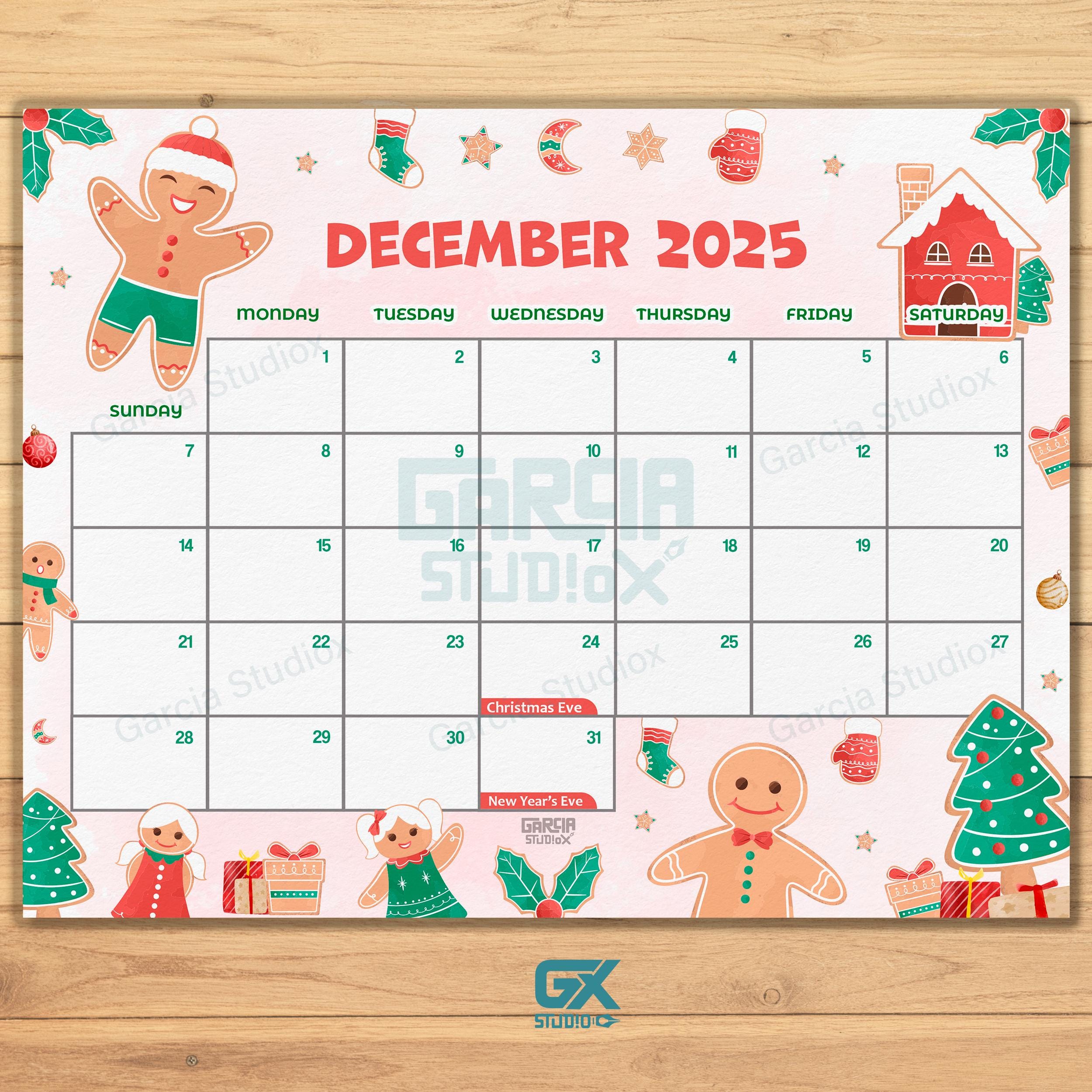Décoration Bureau LED Calendrier Time Piece 2026 - Calendrier Sapin De Noël 2026 Détachable