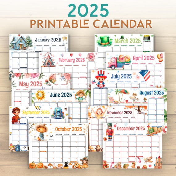 Calendrier De Bureau 2024-2025 (juillet 2024 à Décembre 2025) - 2 Calendriers Mensuels Sur Pied, 17,5x19 Cm - Pour école, Bureau, Maison - 4
