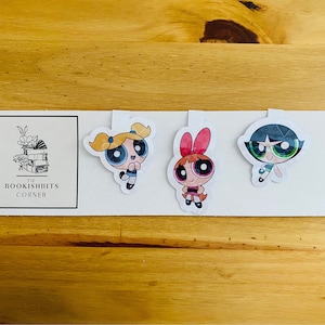 Powerpuff Girls Magnetic Bookmark Set