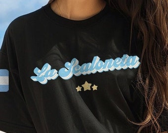 Retro Copa America 2024 Argentina T-shirt: La Scaloneta fotbollsfanspresent