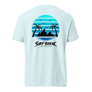 T-shirt épais bleu Mirage