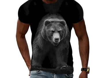 T-shirt ours, nouveau t-shirt personnalisé, cadeau de noël, 2