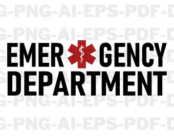Emergency Department Svg, ER Nurse Png, Emergency Nurse Png , ER Digital, ER Nurse, Emergency Nurse