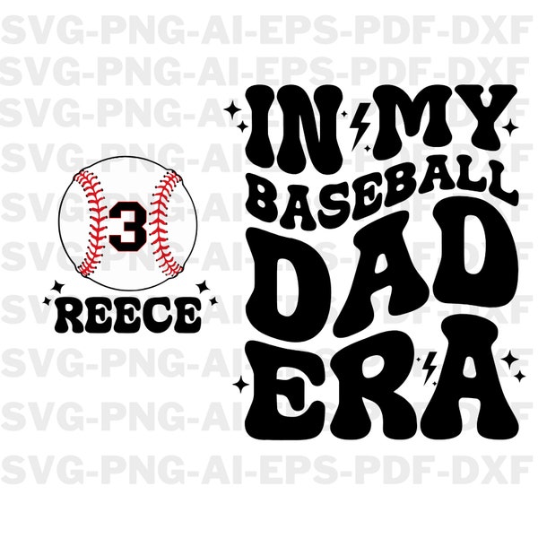 Baseball Dad Svg - Etsy