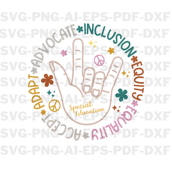 Special Education Teacher Svg, Inspirational SPED Teachers Autism Digital PNG