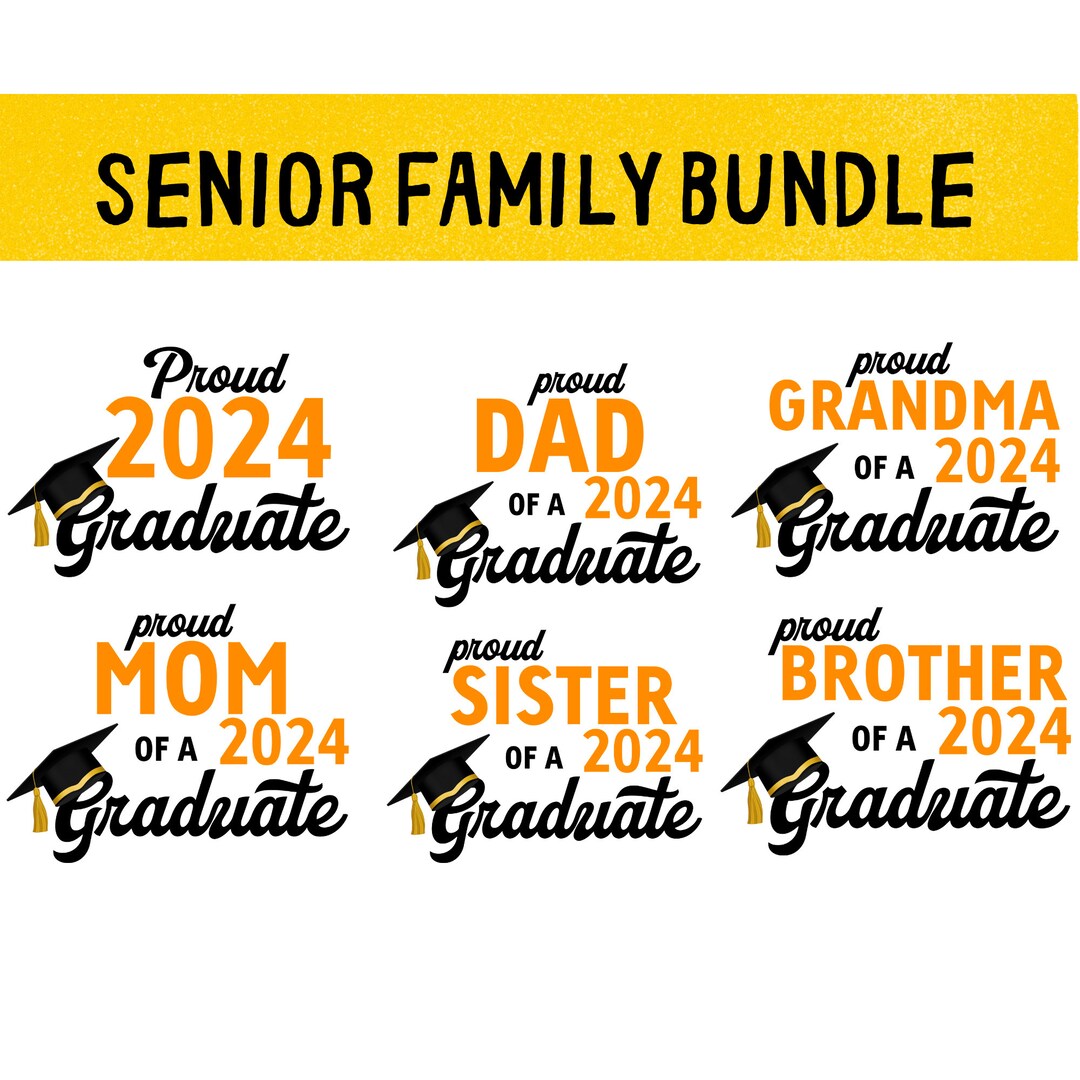 2024 GRADUATION Bundle SVG PNG, Class of 2024 Svg, 2024 Graduate, Proud ...