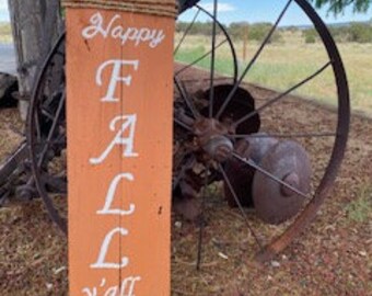 Panneau d'entrée Happy Fall Y'all