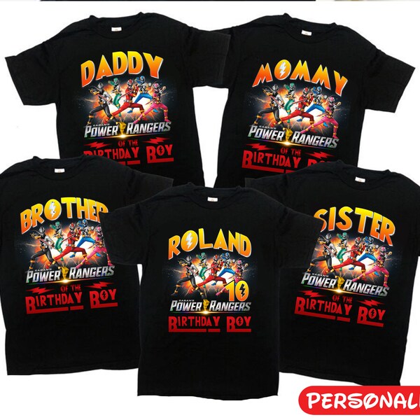 Power Ranger Shirt - Etsy