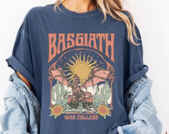 Dragon Rider Tee, Basgiath War College Tee, Fourth Wing Shirt, Die Or Fly Tee, Riders Quadrant Tee, Dragon Lover Gift Fourth Wing Shirt