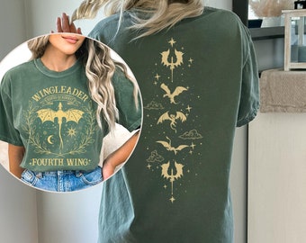 Fourth Wing Shirt, Basgiath War College Tshirt, Fourth Wing Merch, Dragon Rider Tee, Violet Sorrengail Bookish Shirt, Fantasy Reader Gift