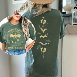 Fourth Wing Shirt, Basgiath War College Tshirt, Fourth Wing Merch, Dragon Rider Tee, Violet Sorrengail Bookish Shirt, Fantasy Reader Gift
