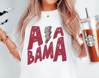 Alabama Game Day Shirt Alabama Oversized Shirt, Comfort Colors® Tshirt,  College Football Shirt, Alabama Pride Graphic Tee, Football Season