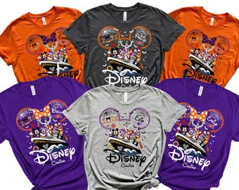 Halloween Cruise 2026 Shirt, Halloween on the High Seas, Halloween Disney Cruise Family shirts, Halloween Cruise Squad Shirts, Spooky Cruise