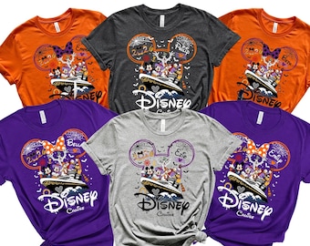 Halloween Cruise 2026 Shirt, Halloween on the High Seas, Halloween Disney Cruise Family shirts, Halloween Cruise Squad Shirts, Spooky Cruise
