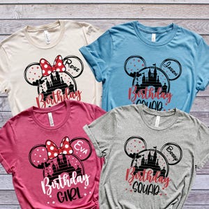 Disney Geburtstag Shirts, Disney Familie Geburtstag Shirt, Disney Geburtstag Junge Shirt, Benutzerdefinierte Disney Geburtstag Mädchen Shirt, Disneyland Geburtstagsreise