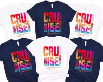 Personalized Cruise Squad 2026 Shirt, Matching Family Cruise Name Shirt, Family Cruise Squad T-shirt, Cruise Group Shirt, Cruise 2026 Shirts