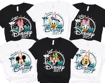 Disney 2026-shirt, Disney-familieshirt, Disney-vakantieshirt, Disneyland-familieshirt, gepersonaliseerd gepersonaliseerd Disney-shirt, Disney-reisshirts