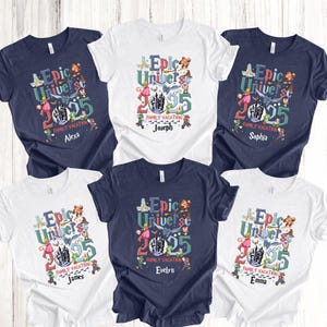 Family Epic Universe 2025 Shirt, Orlando Park Vacation Tee, Epic Universe Shirt, Epic Universe Family Disneyland, Shirt, Epic Matching Shirt