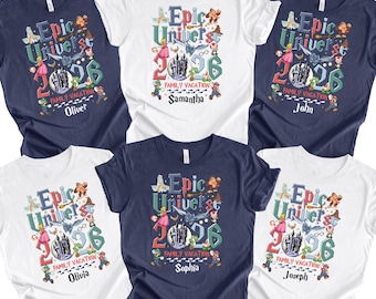 Epic Universe 2026 Shirts, Orlando Park Vacation Tee, Epic Universe 2026 Shirts, Epic Universe Family Disneyland Shirts, Epic Matching Shirt