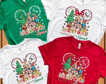 Christmas 2026 Shirt, Personalized Disney Christmas Shirts, Custom Family Christmas Shirts, Disney Christmas Name Shirt, Christmas Group Tee