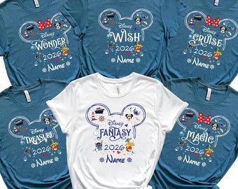 ディズニークルーズ2026カスタムシャツ、ディズニークルーズ2026Tシャツ、ディズニークルーズネームシャツ、ディズニークルーズマッチングシャツ、ディズニーファミリークルーズシャツ