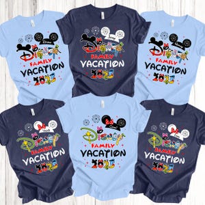 Family Vacation Shirt, Disney Family Trip Shirt, Custom Disney 2025 Shirt, Custom Disney Trip Shirt, Personalized Disney Family Name Shirt,