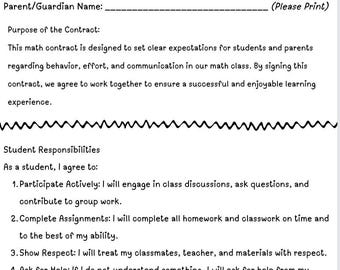 Contratto matematico
