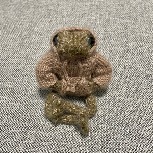 Froggie&#39;s Knitted Hoodie Sweater Pattern
