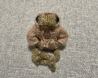 Froggie's Knitted Hoodie Sweater Pattern