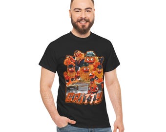 Gritty The Mascot of the Philadelphia Flyers Hockey Vintage Vibe T-Shirt