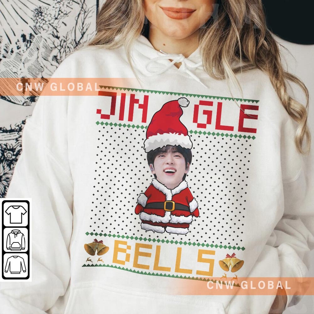 BTS Jin-Inspired Blue Whale Sweater – unnielooks