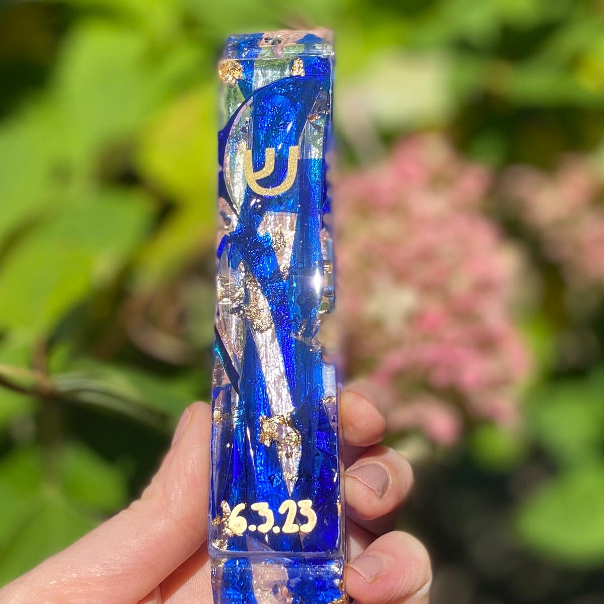 Jewish Wedding Chuppah Smashed Glass Mezuzah. Made From YOUR Ceremony Glass. Glass is Embedded in All Sides of Mezuzah.fast Shipping! Gift - Etsy