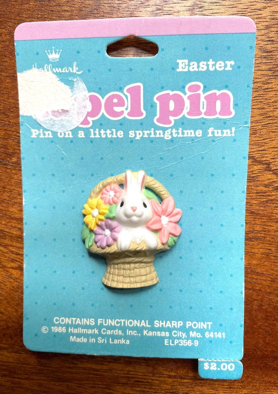 Vintage Easter Pins // Hallmark Easter Basket and… - image 3