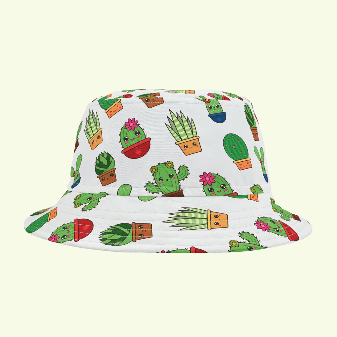 50 off Cactus Bucket Hat Bucket Hat With Cactus Gift Etsy