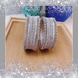 SILVER Kangan / Bangles Set | Indian Jewelry | South Asian Jewelry | Bangles | Kangan |  SILVER Bangles | SILVER Jewelry
