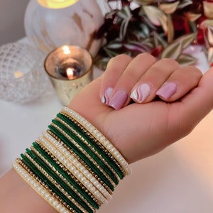 Multicolor Indian Bangles  - Indian Jewelry | Indian Choorhiyaan | South Asian Jewelry | INDIAN KANGAN | Velvet Bangles | Multishade bangles
