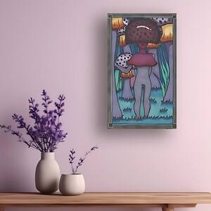 Purple Lady in Alcohol Marker Mastery