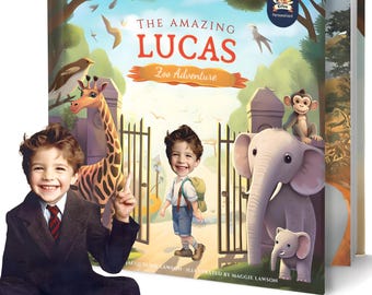 Personalized Zoo Adventure Book: Custom Children's Story, Made in USA