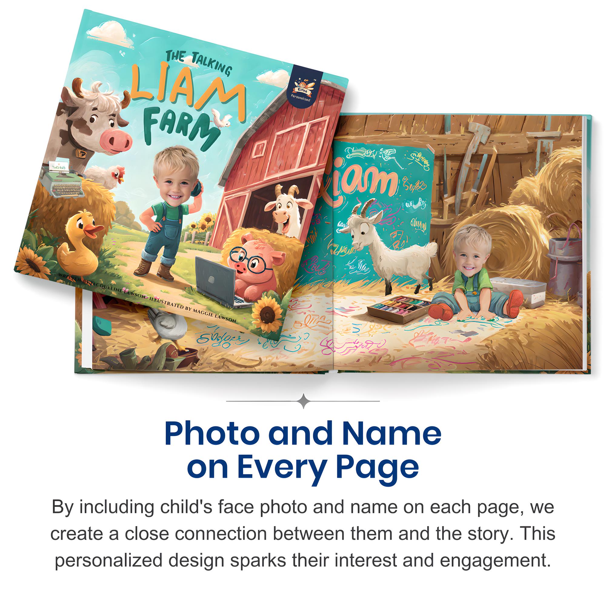 Baby Gifts | Personalized Kids Books | the Talking Farm Adventure - Etsy