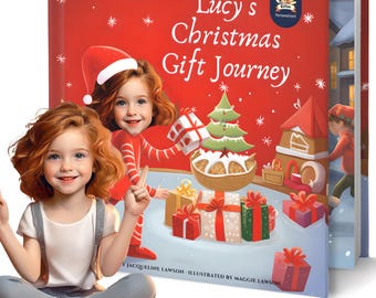 Personalized Christmas Book: Christmas Gifting Journey, Holiday Adventure - Made in USA