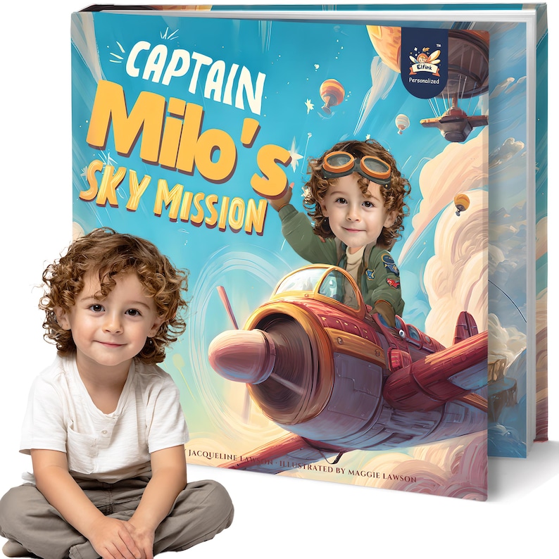 Personalized Children's Book: Captain's Sky Mission - Custom Adventure ...