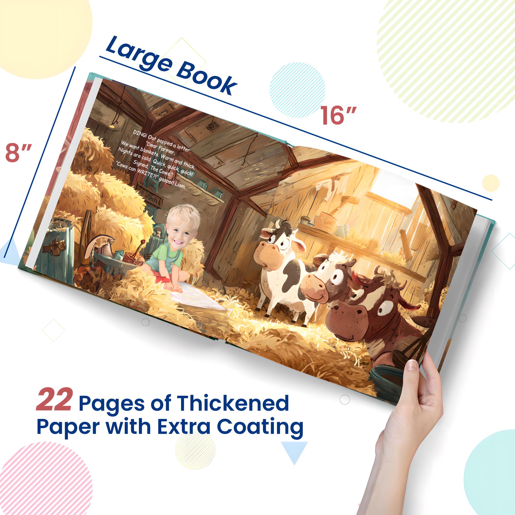 Baby Gifts | Personalized Kids Books | the Talking Farm Adventure - Etsy