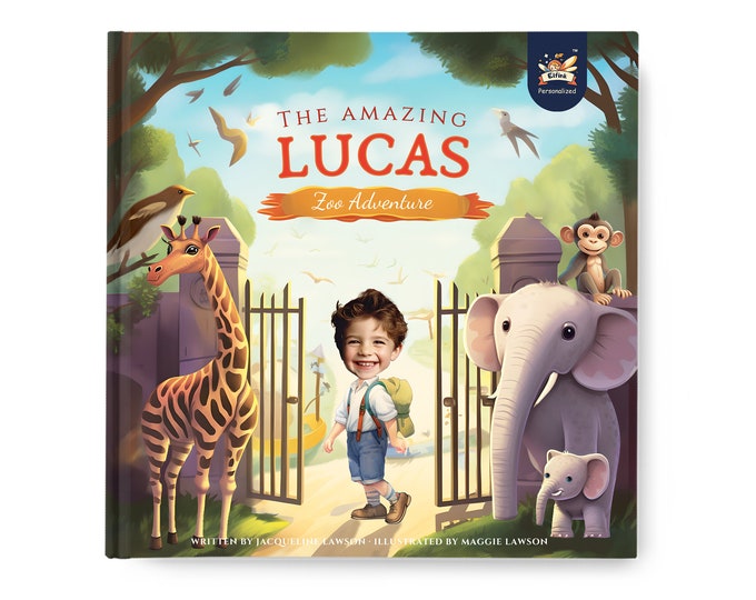 Personalized Children's Book, Farm Animals Personalized Book, Book With